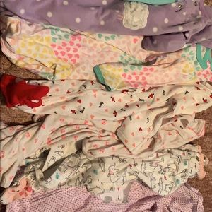 Baby Girl Sleeper Lot